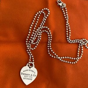 Return to Tiffany Heart Tag Pendant